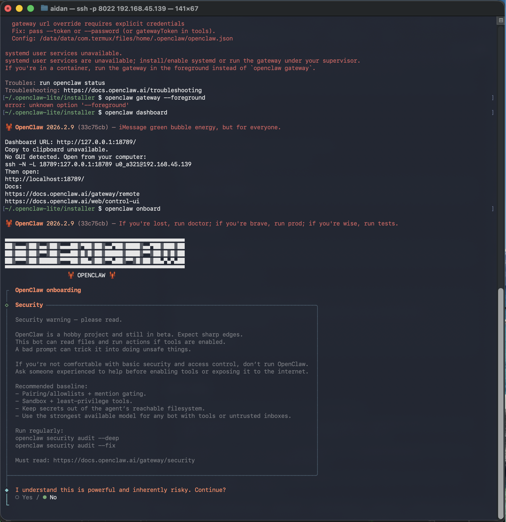 openclaw onboard