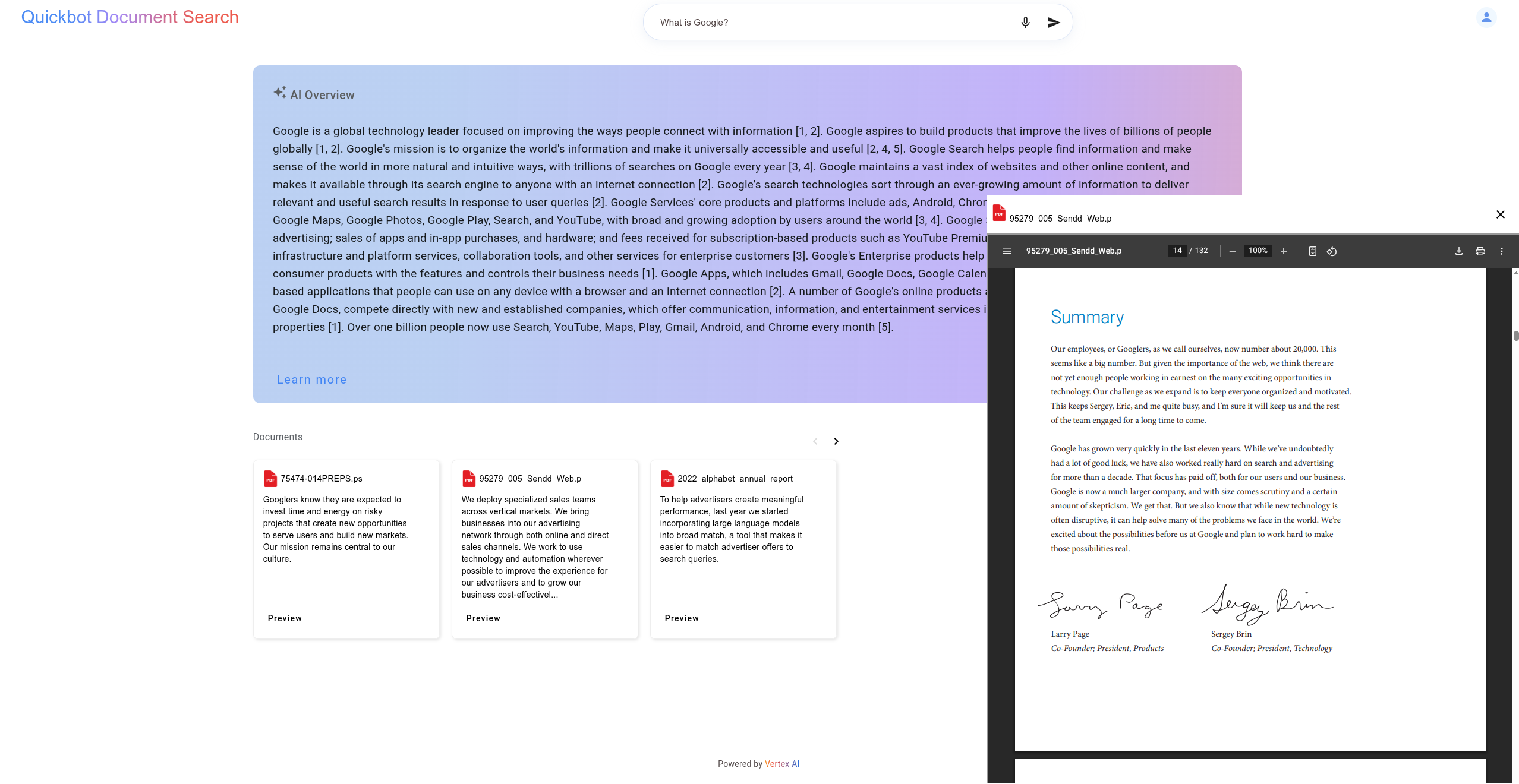 Document Search Demo