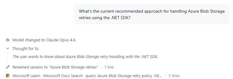 Demo using a prompt