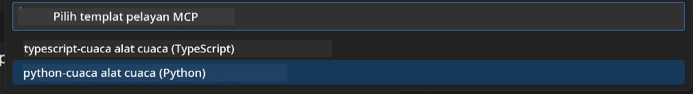 Python Template Selection
