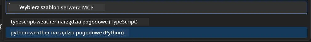 Python Template Selection