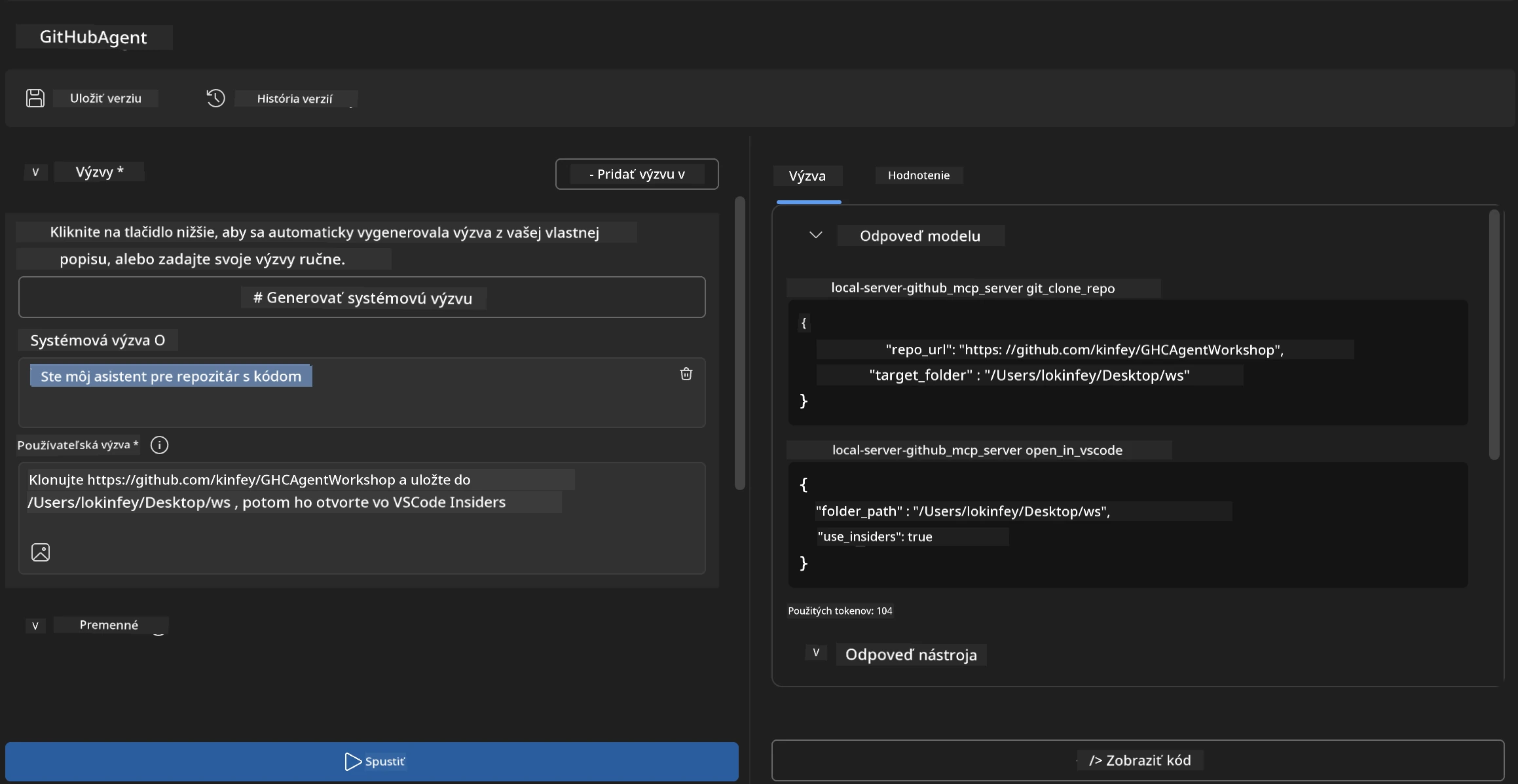Agent Builder Testing