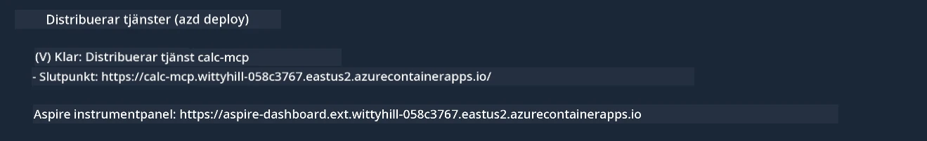 Azd deployment success