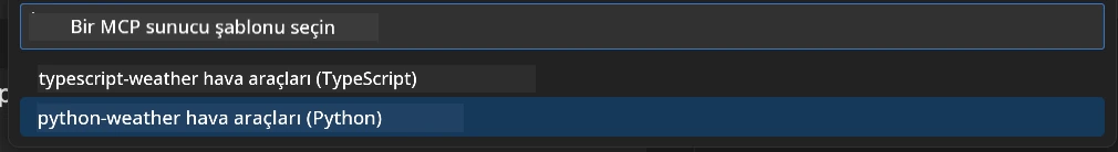 Python Template Selection