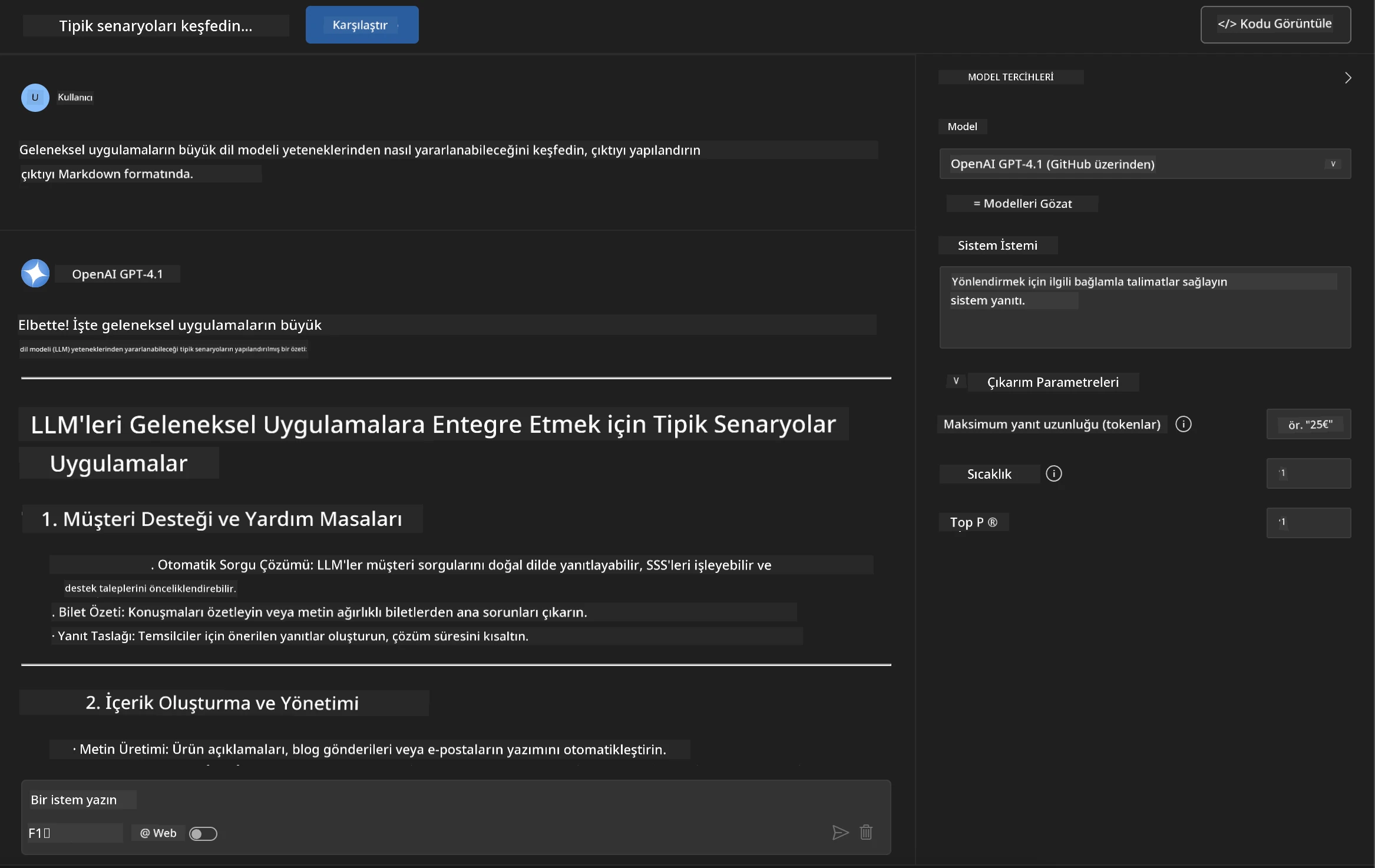 Test Sonuçları