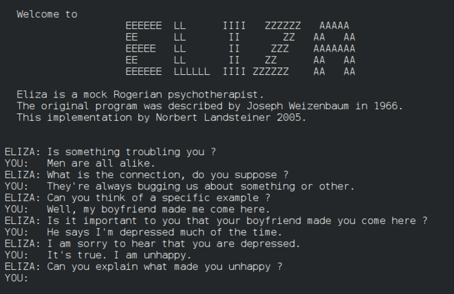 Eliza, 봇
