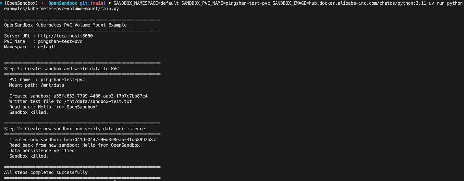 Kubernetes PVC Volume Mount demo