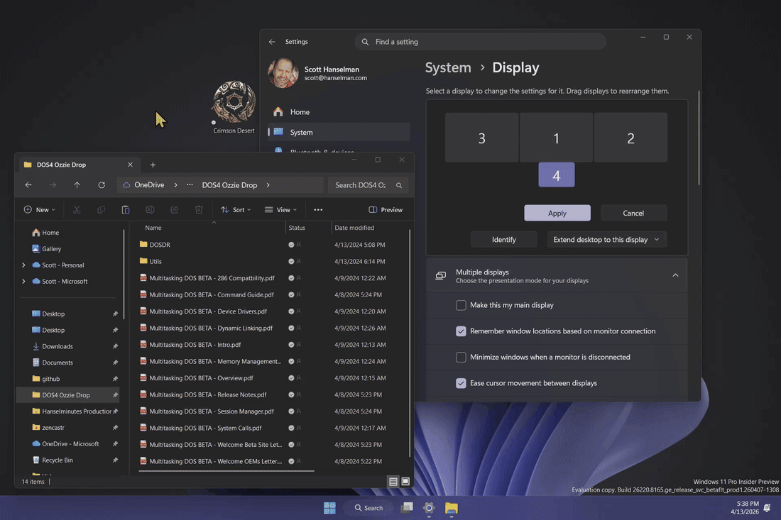 PeekDesktop 演示：点击壁纸时窗口最小化