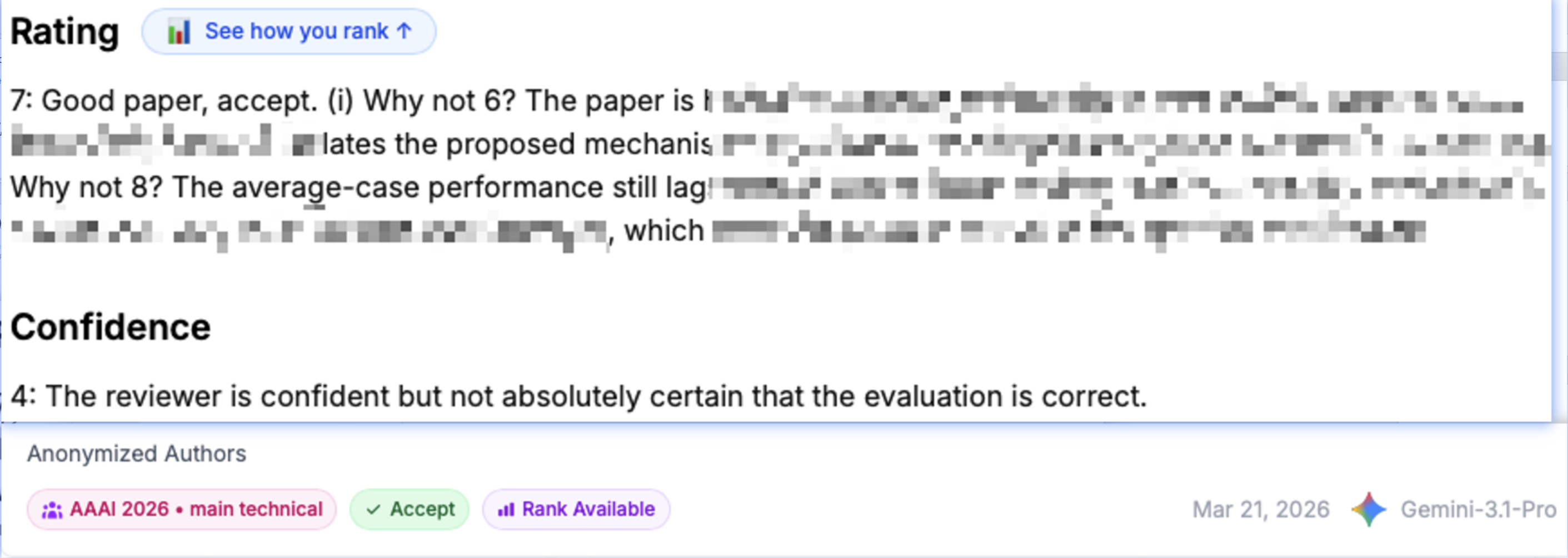 7/10 — AAAI 2026，Codex CLI