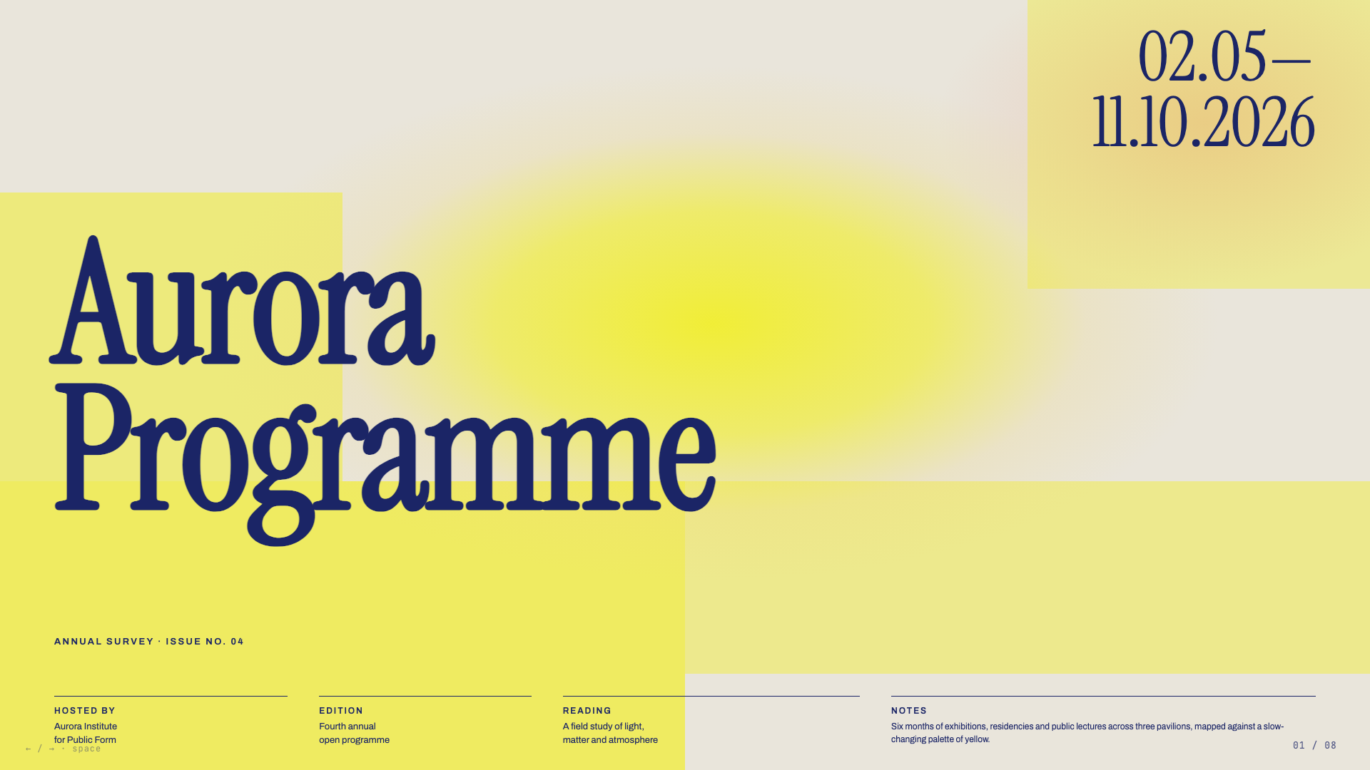 Biennale Yellow — 幻灯片 1