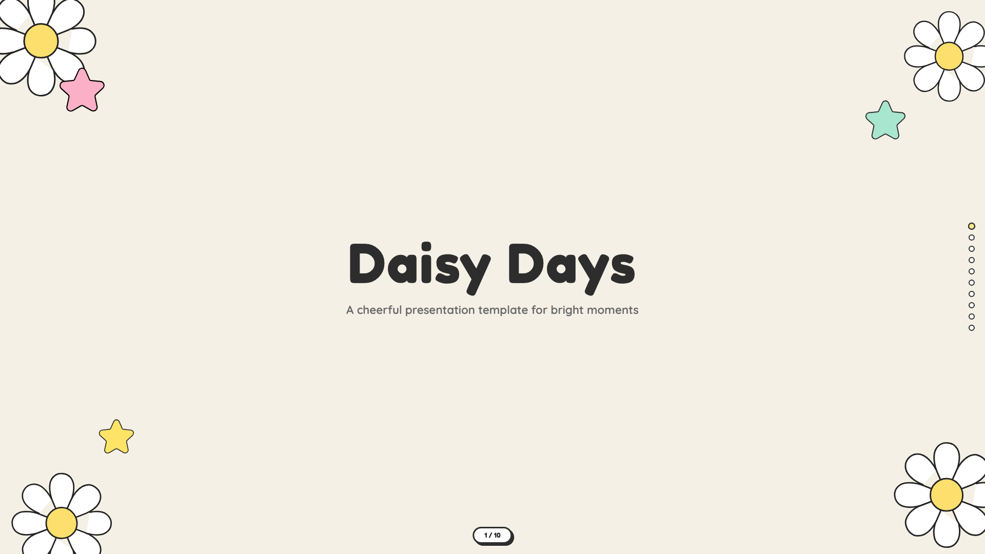 Daisy Days — 幻灯片 1