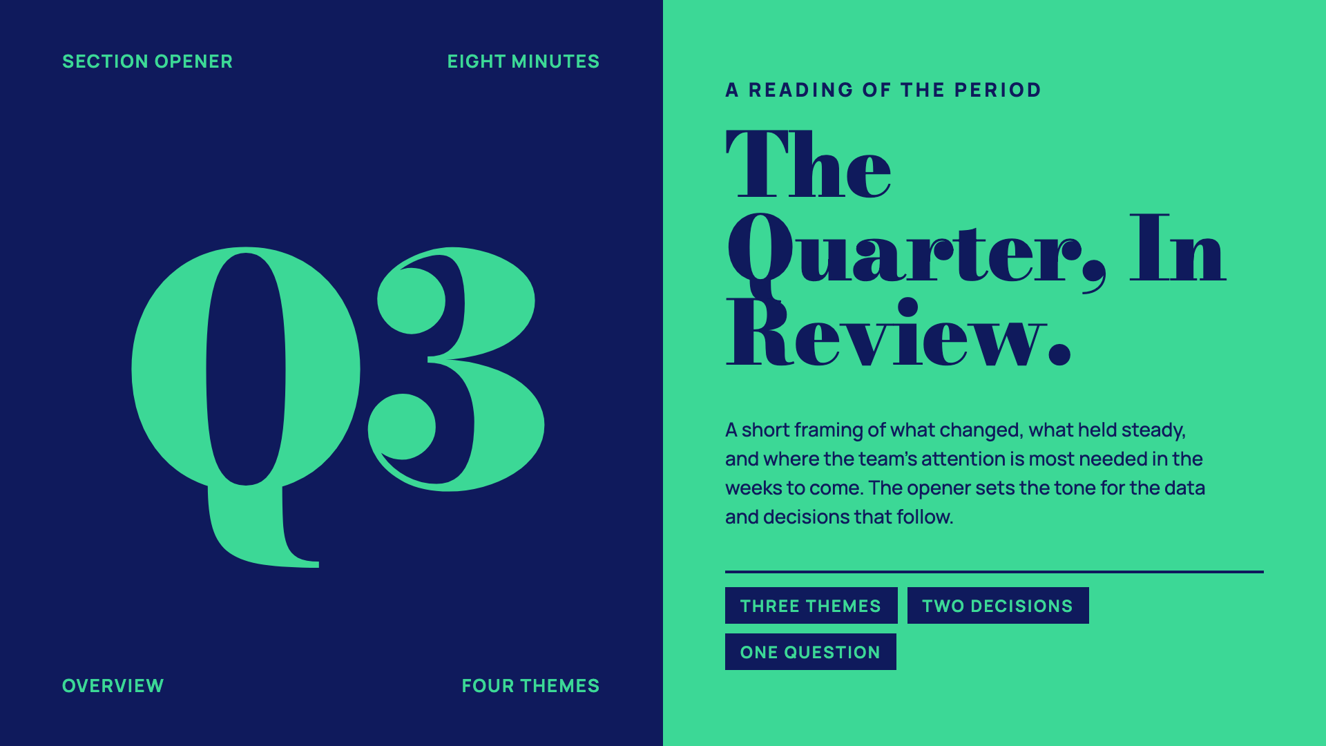 Emerald Editorial — slide 3