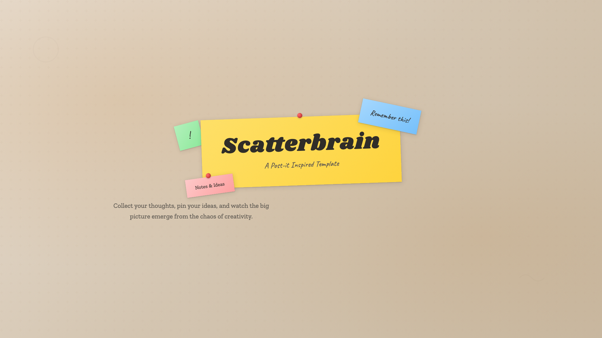 Scatterbrain — 幻灯片 1